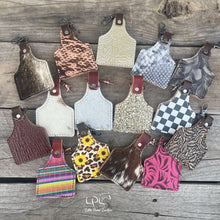 Load image into Gallery viewer, Cow Tag Keychain
