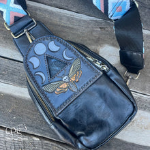 Load image into Gallery viewer, Death Moth Sling/Crossbody Bag
