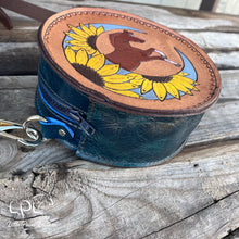 Load image into Gallery viewer, Sunflower Moon Horse Mini Round Bag
