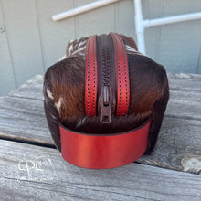 Load image into Gallery viewer, Cowhide Dopp Bag
