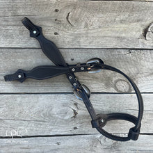Load image into Gallery viewer, Black Skeleton One Ear Headstall
