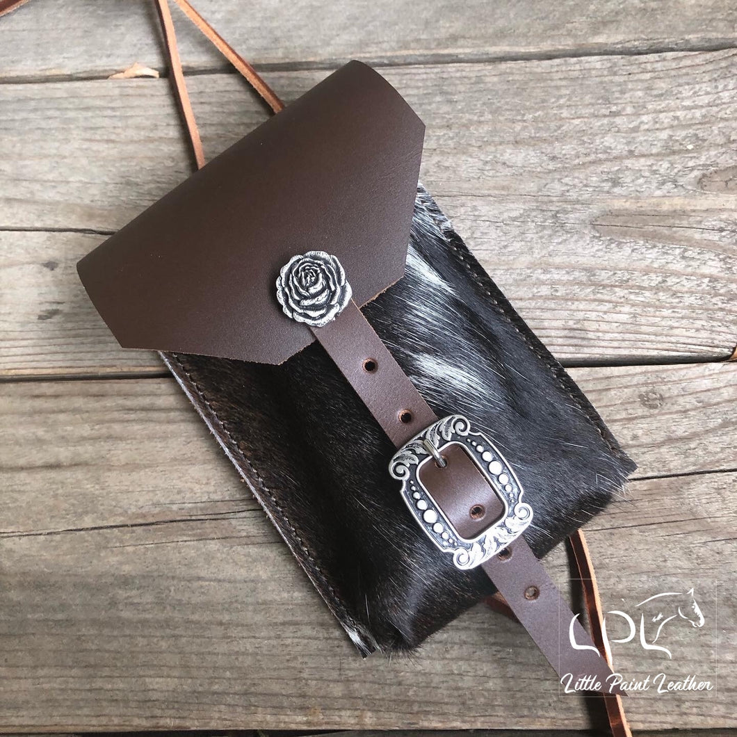 Cowhide Saddle Pouch