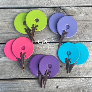 Colorful Leather Bit Guards