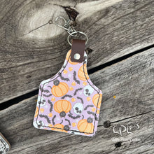 Load image into Gallery viewer, Halloween Cow Tag Keychain
