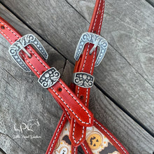 Load image into Gallery viewer, Orange Halloween Cookies One Ear Headstall
