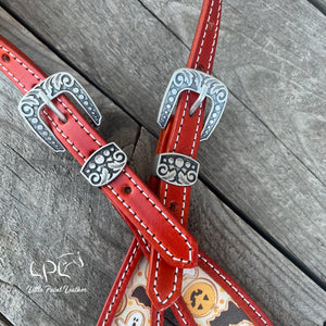 Orange Halloween Cookies One Ear Headstall