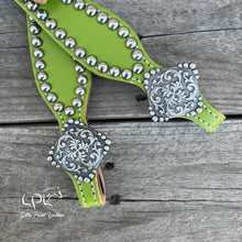 Load image into Gallery viewer, Lime/Apple Green One Ear Headstall
