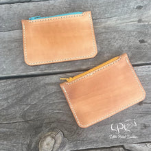 Load image into Gallery viewer, Flower Horse Tooled Coin Pouch Wallet
