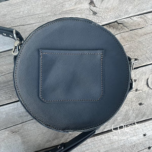Gold Moon Phase Round Bag **Slight Blemish**