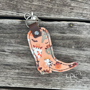 Halloween Cowboy Boot Keychain
