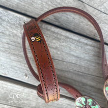 Load image into Gallery viewer, Sunflower Bee One Ear Headstall
