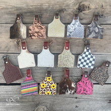 Load image into Gallery viewer, Cow Tag Keychain
