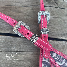 Load image into Gallery viewer, Pink Skeleton One Ear Headstall
