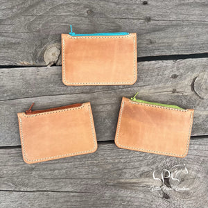 Tooled Coin Pouch Wallet