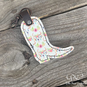 Cowboy Boot Keychain