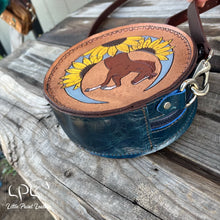 Load image into Gallery viewer, Sunflower Moon Horse Mini Round Bag
