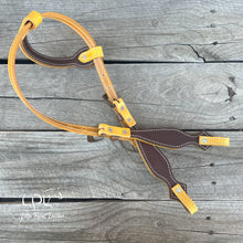 Load image into Gallery viewer, Yellow Spooky Fall One Ear Headstall

