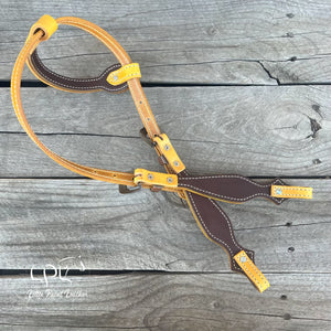 Yellow Spooky Fall One Ear Headstall