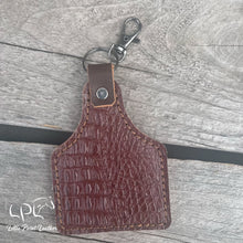 Load image into Gallery viewer, Cow Tag Keychain
