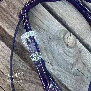 Dark Purple Bat Tack Set