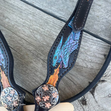 Load image into Gallery viewer, Dragon Browband Headstall
