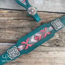Load image into Gallery viewer, CHANCE TO WIN Teal Embossed Tack Set
