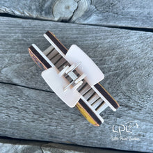 Load image into Gallery viewer, UFO Tooled Leather Hair Clip
