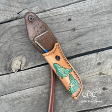 Load image into Gallery viewer, Moth Tooled Hoof Pick Holder
