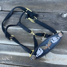 Load image into Gallery viewer, Death Moth Horse Skull Halter
