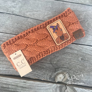 Halloween Knitted Head Wrap/Ear Warmer