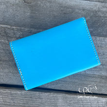Load image into Gallery viewer, Blue Butterfly Trifold Wallet
