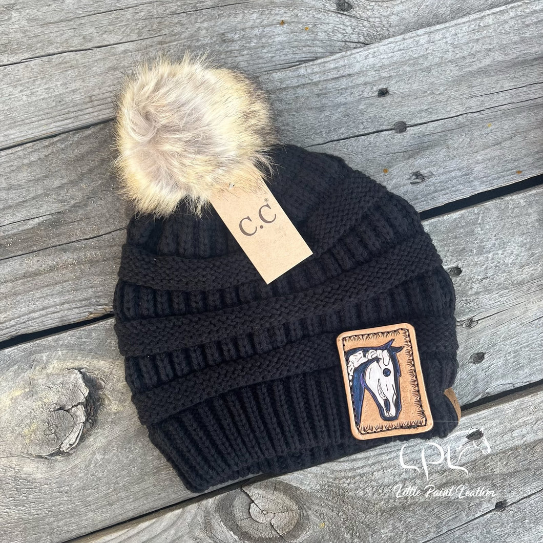 Skeleton Horse Beanie