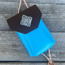Load image into Gallery viewer, Blue Saddle Pouch
