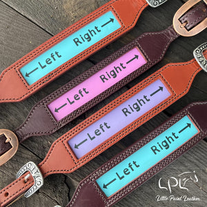 "Left Right" Printed Wither Strap