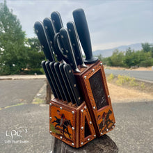 Load image into Gallery viewer, Headless Horseman Knife Block Set
