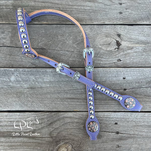 Lavender Simple Style One Ear Headstall