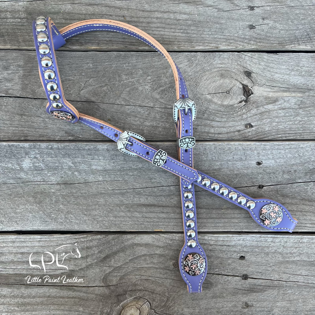 Lavender Simple Style One Ear Headstall