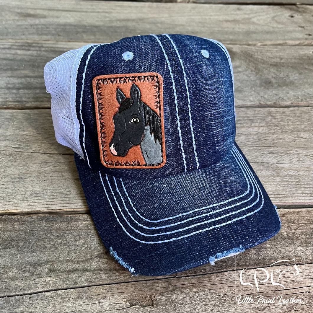 Blue Roan Horse Hat