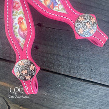 Load image into Gallery viewer, Pink Chicken One Ear Headstall
