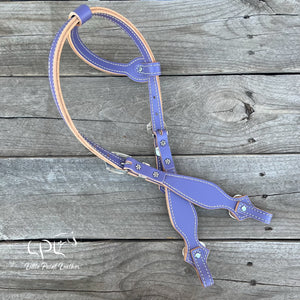 Lavender Glitter One Ear Headstall