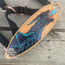 Load image into Gallery viewer, Black Color Shift Dragon Halter
