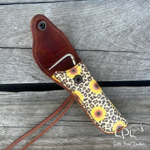 Load image into Gallery viewer, AUCTION Sunflower/Leopard Hoof Pick Holder
