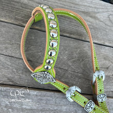 Load image into Gallery viewer, Lime/Apple Green One Ear Headstall

