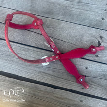 Load image into Gallery viewer, Dark Pink Dolphin One Ear Headstall
