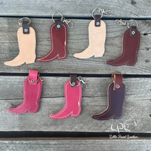 Load image into Gallery viewer, Printed Cowboy Boot Keychain
