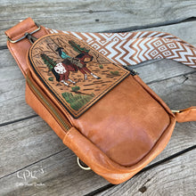 Load image into Gallery viewer, Mountain Cowgirl Sling/Crossbody Bag
