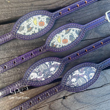 Load image into Gallery viewer, Dark Purple Halloween Stirrup Hobbles
