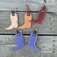 Load image into Gallery viewer, Glitter Cowboy Boot Keychain
