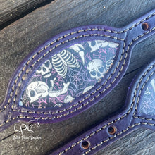 Load image into Gallery viewer, Dark Purple Halloween Stirrup Hobbles
