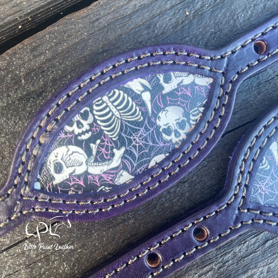 Dark Purple Halloween Stirrup Hobbles